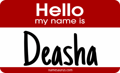 Hello my name is Deasha png download