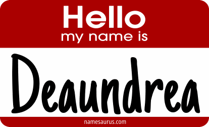 Hello my name is Deaundrea png download