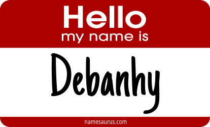 Hello my name is Debanhy png download