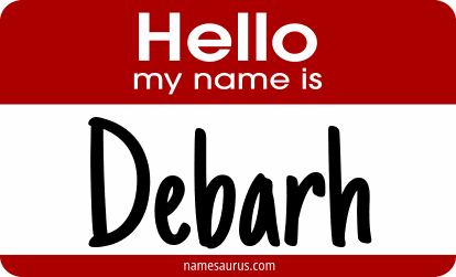 Hello my name is Debarh png download