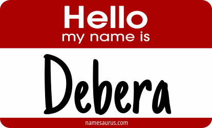 Hello my name is Debera png download