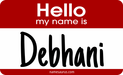 Hello my name is Debhani png download