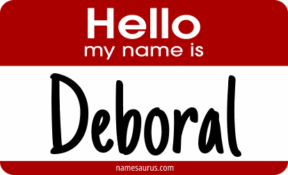 Hello my name is Deboral png download