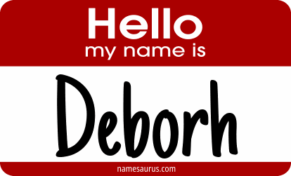Hello my name is Deborh png download