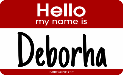 Hello my name is Deborha png download