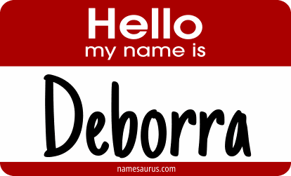 Hello my name is Deborra png download