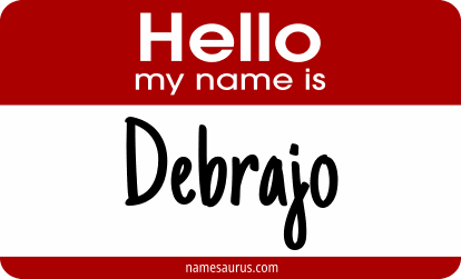 Hello my name is Debrajo png download