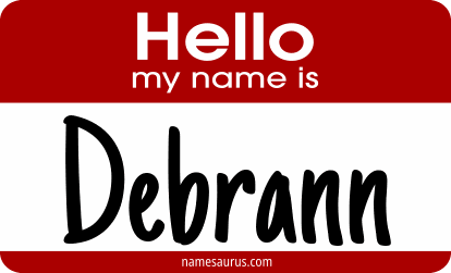 Hello my name is Debrann png download