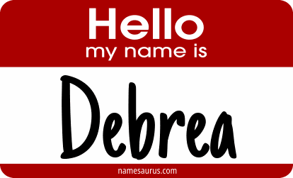 Hello my name is Debrea png download