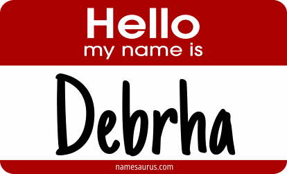 Hello my name is Debrha png download