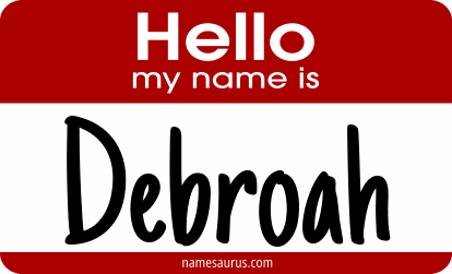 Hello my name is Debroah png download