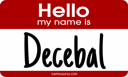 Hello my name is Decebal png download