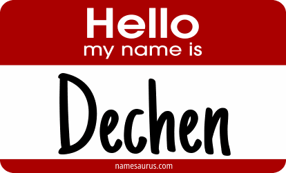 Hello my name is Dechen png download