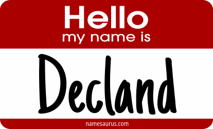 Hello my name is Decland png download