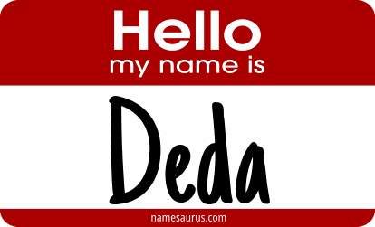 Hello my name is Deda png download