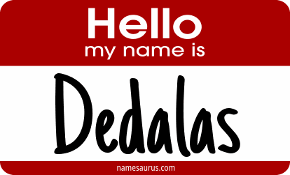 Hello my name is Dedalas png download
