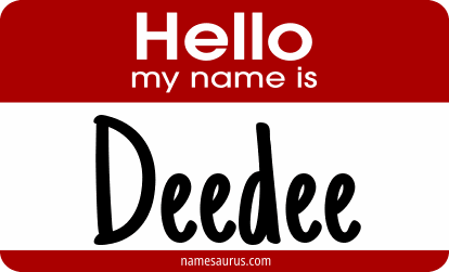 Hello my name is Deedee png download