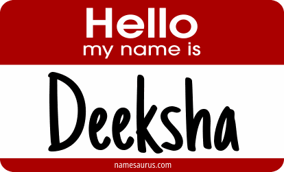 Hello my name is Deeksha png download