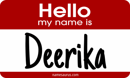 Hello my name is Deerika png download