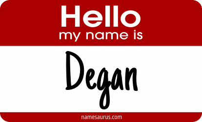 Hello my name is Degan png download