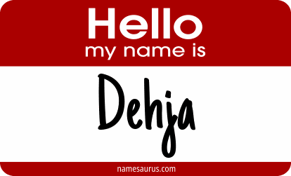Hello my name is Dehja png download