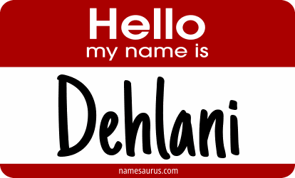 Hello my name is Dehlani png download