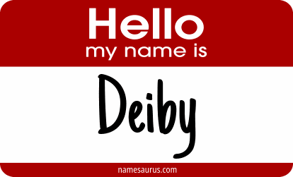 Hello my name is Deiby png download