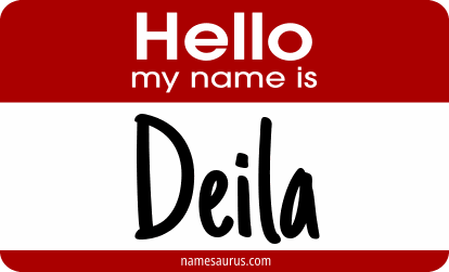 Hello my name is Deila png download