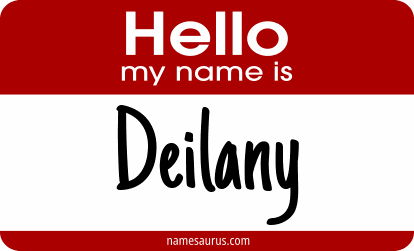 Hello my name is Deilany png download
