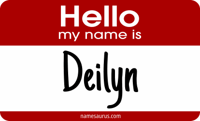 Hello my name is Deilyn png download