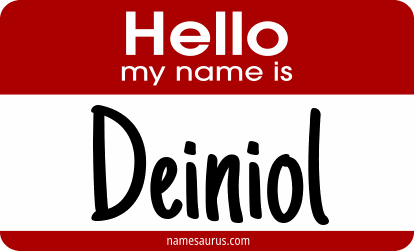 Hello my name is Deiniol png download