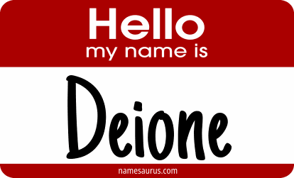 Hello my name is Deione png download