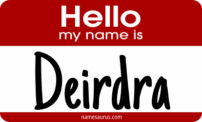 Hello my name is Deirdra png download
