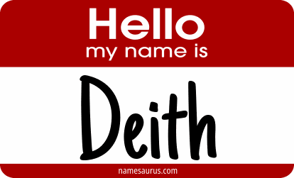 Hello my name is Deith png download