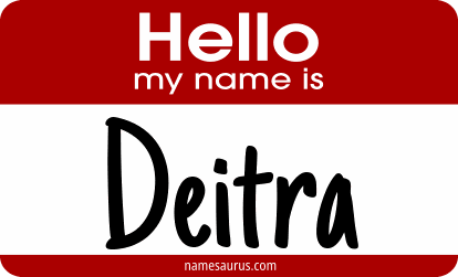 Hello my name is Deitra png download