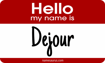 Hello my name is Dejour png download