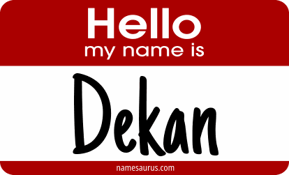 Hello my name is Dekan png download