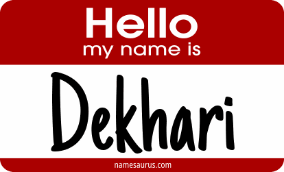 Hello my name is Dekhari png download