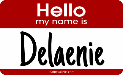 Hello my name is Delaenie png download