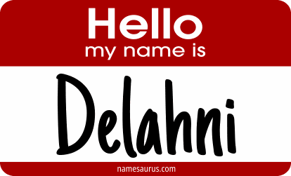 Hello my name is Delahni png download