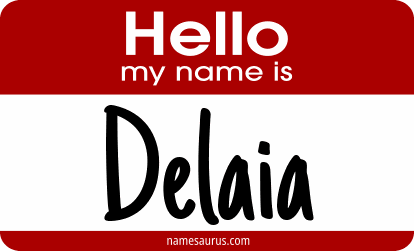 Hello my name is Delaia png download