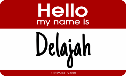Hello my name is Delajah png download