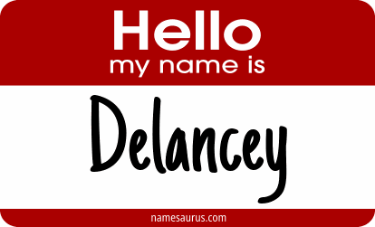 Hello my name is Delancey png download