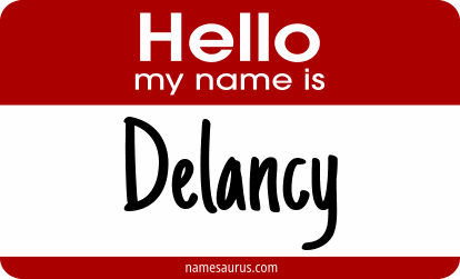 Hello my name is Delancy png download