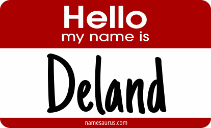 Hello my name is Deland png download
