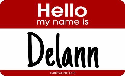 Hello my name is Delann png download