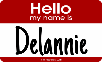 Hello my name is Delannie png download