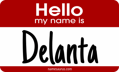 Hello my name is Delanta png download
