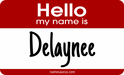 Hello my name is Delaynee png download