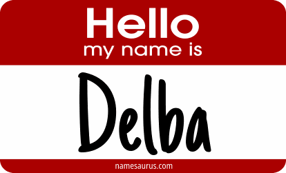 Hello my name is Delba png download